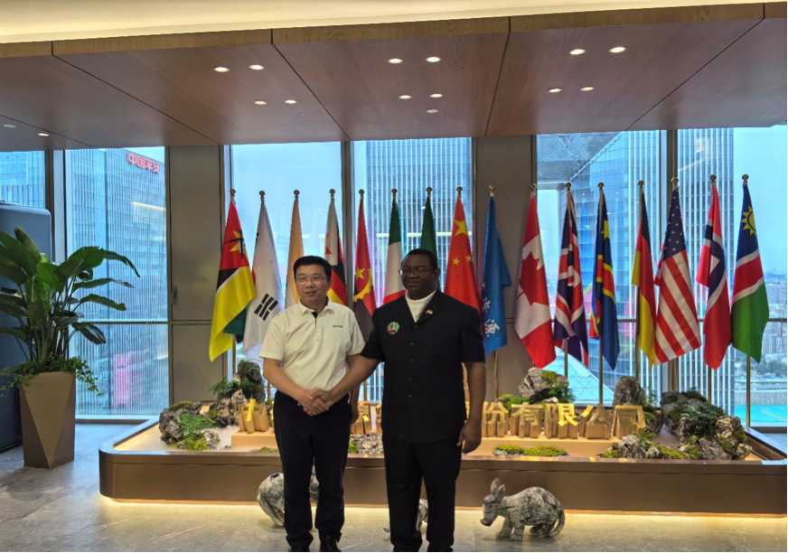 赞比亚驻华大使到访米兰milan集团总部