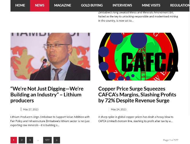 米兰milan比基塔矿业总经理宫学东受邀参加 2025年津巴布韦矿业商会年度矿业会议